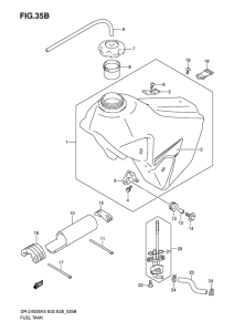 DR-Z400 Tank fuel