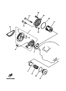 ST225 Масляная помпа в сборе