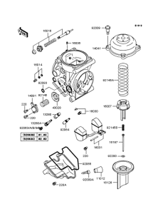 ZX900 Карбюратор в разборе