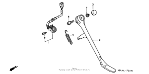VT1100C Подножка