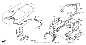 ST1100 Сиденье