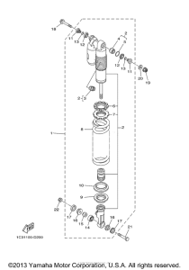YZ250T1 Задняя подвеска
