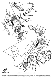 XV920MK Цепь механизма газораспределения