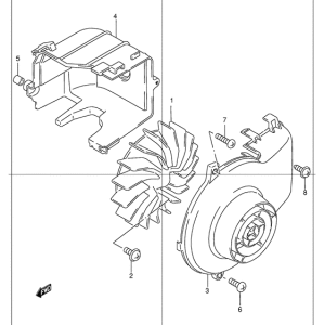 AZ50 Вентилятор охлаждения