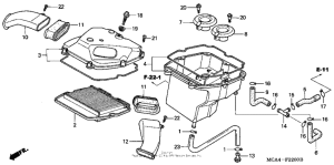 GL1800 Воздушный фильтр
