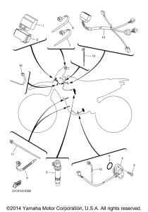 YZ250FSPV Электрика