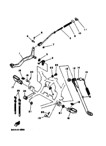 RT180 Support & repose pied