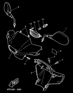 CW50RS Обтекатель 1