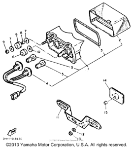 FZR600RDC Фонарь