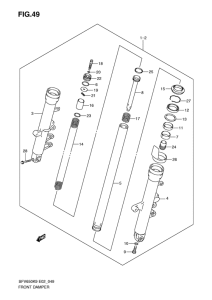 SFV650 (ABS) Передняя вилка