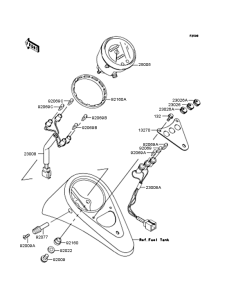 VN400 Спидометр