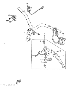 CW50RS Handle switch. lever