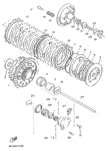 FZX750 Сцепление