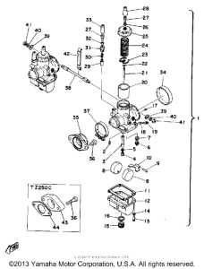 TZ350C Карбюратор