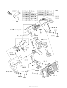 ER650 Капот и облицовка