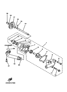 YP250 ｳｵｰﾀﾎﾟﾝﾌﾟ