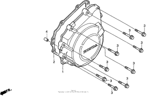 CBR900RR Крышка генератора