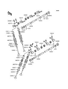 ZL400 Rocker arms / valves