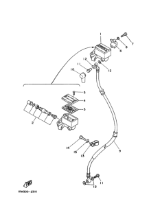 RZ125 Передний тормозной цилиндр