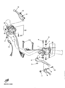 SR500 Handle switch. lever