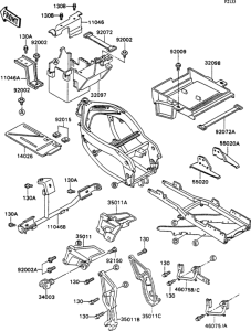 ZX750 Electro bracket