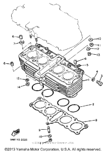 XJ650K Цилиндры