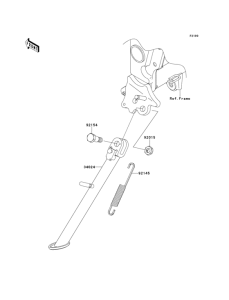 EX250 Подножка