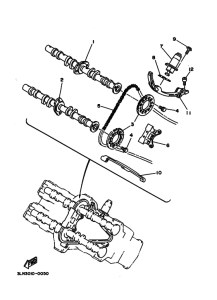  カムシヤフト. チエーン