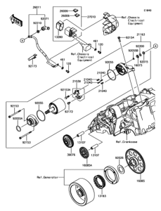 EX650 スタータモータ