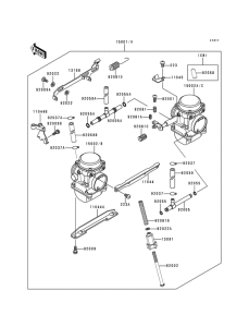 EX500 Carburetor assy