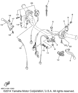 XT225P Рулевые переключатели