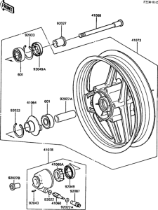 ZG1000 Переднее колесо
