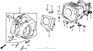 C70 Цилиндр и головка цилиндра