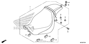 VT750C2B Сидение