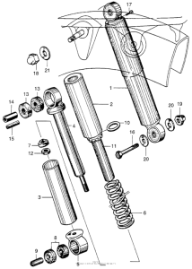 CA102 Задние амортизаторы