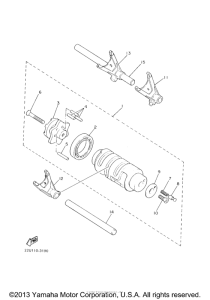 XVS650 Копирный вал