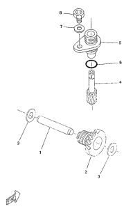 TZR50 Тахометр