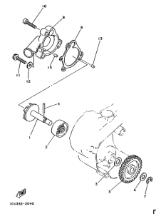 DT80LC Водяной насос