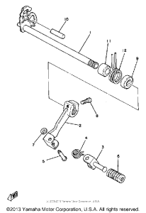 IT465H Shift shaft-pedal