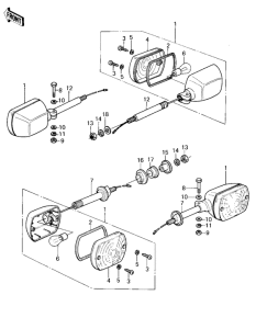 KZ400 Поворотники