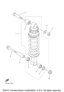 FZ6STC Задняя подвеска