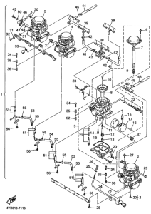 FZ400 Tobera  carburador