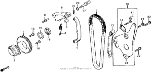 CX500 Cam chain + tensioner