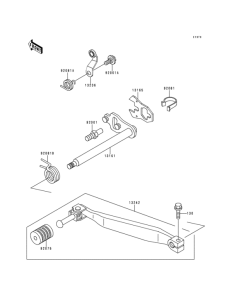 KL650 Механизм переключения передач