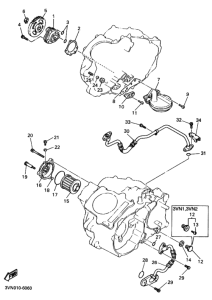 SRX400 Масляная помпа в сборе