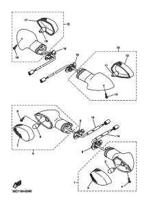 WR250R Проблесковый световой сигнал