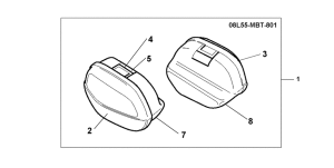 XL1000V Saddle bag set