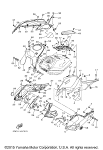 FZ07FCGY Топливный бак