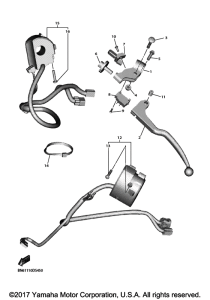 YZF-R6 Рулевые переключатели