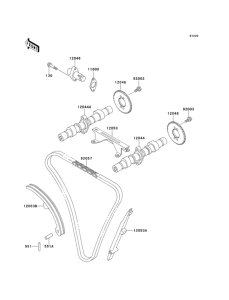 EN500 Распред вал